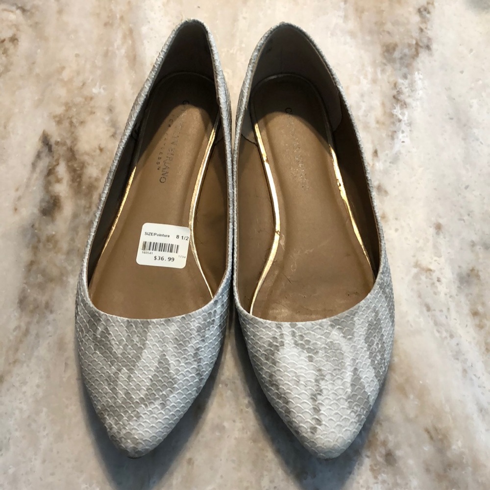 Snake skin flats